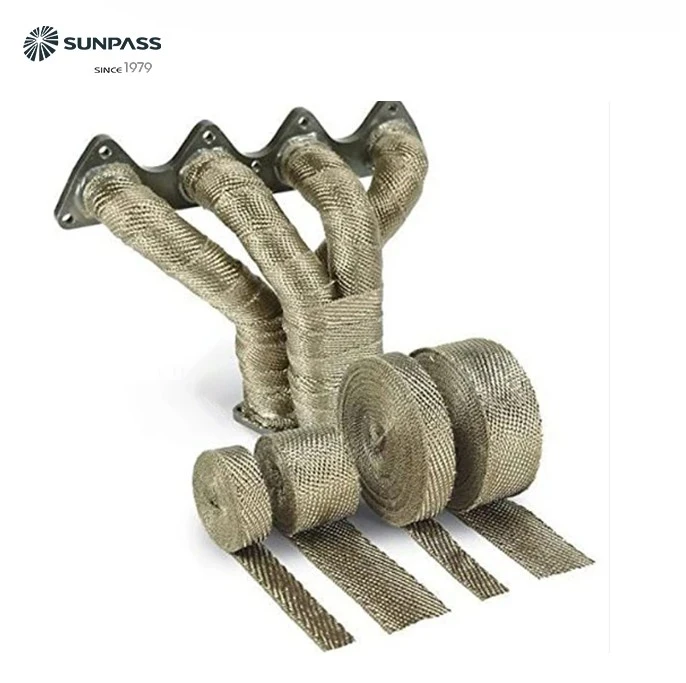 Volcanic Fiber Tape Basalt Textile Basalt Twine High-Temperature Insulation Tape